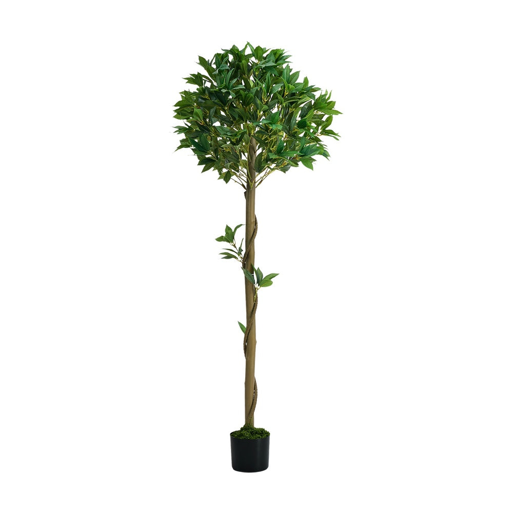 150cm Artificial Bay Tree Laurel Ball Topiary Faux Plant