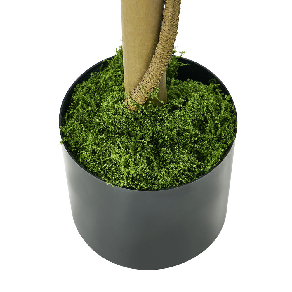 Artificial Bay Laurel Ball Topiary Tree, 150cm Tall, Single Pot