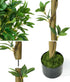 Artificial Bay Laurel Ball Topiary Tree, 150cm Tall, Single Pot