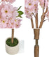 Livsip 2 Pack Artificial Cherry Blossom Tree 180cm Faux Plants