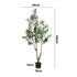 150cm Olive Tree Faux Plant Artificial Realistic Cement Pot Indoor
