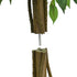 2-Pack Ficus Tree 180cm Faux Plant, PE Plastic, Cement Pot Base