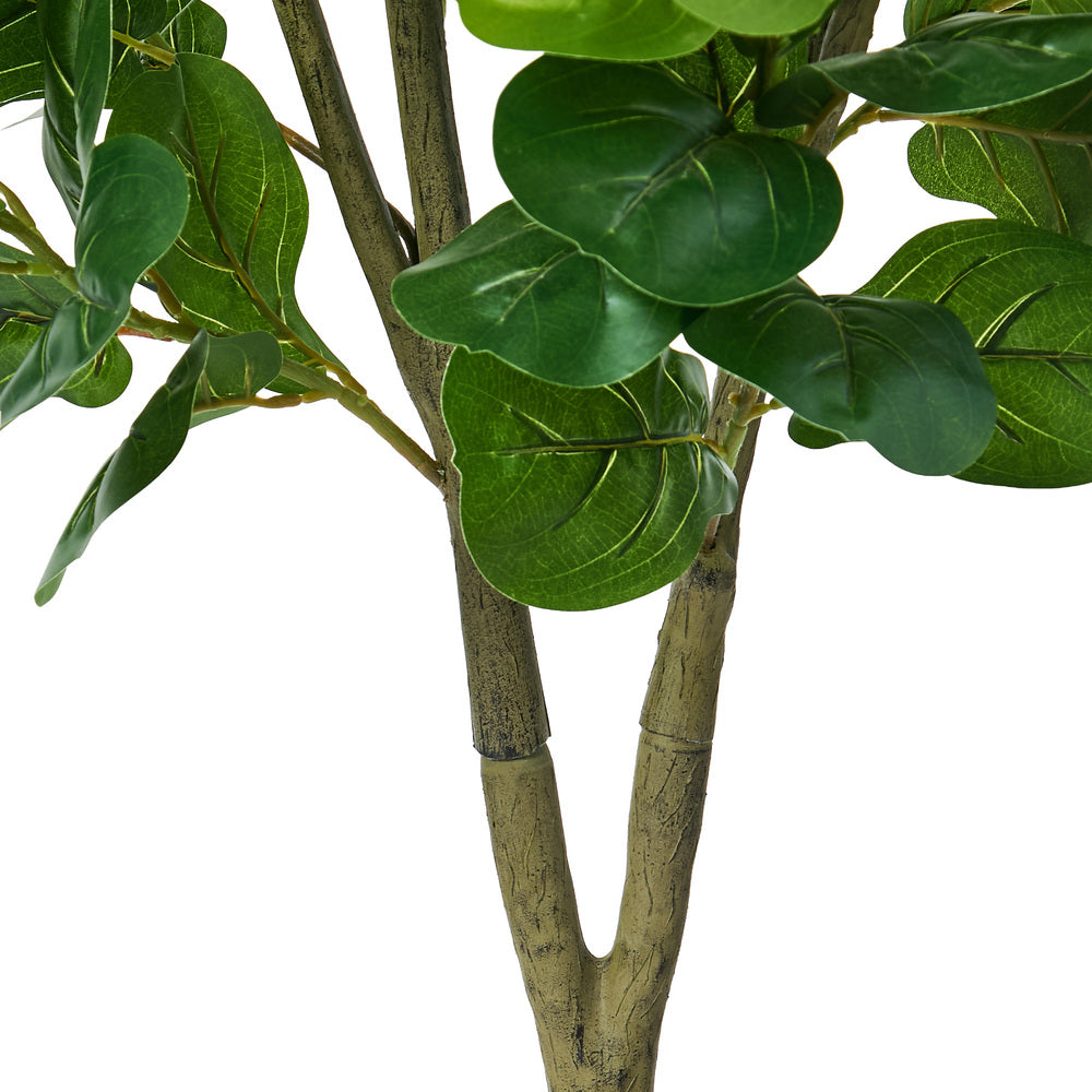 150cm Fiddle Leaf Fig Tree Faux Plant, Fade-Resistant, No Care Set