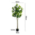 150cm Fiddle Leaf Fig Tree Faux Plant, Fade-Resistant, No Care Set