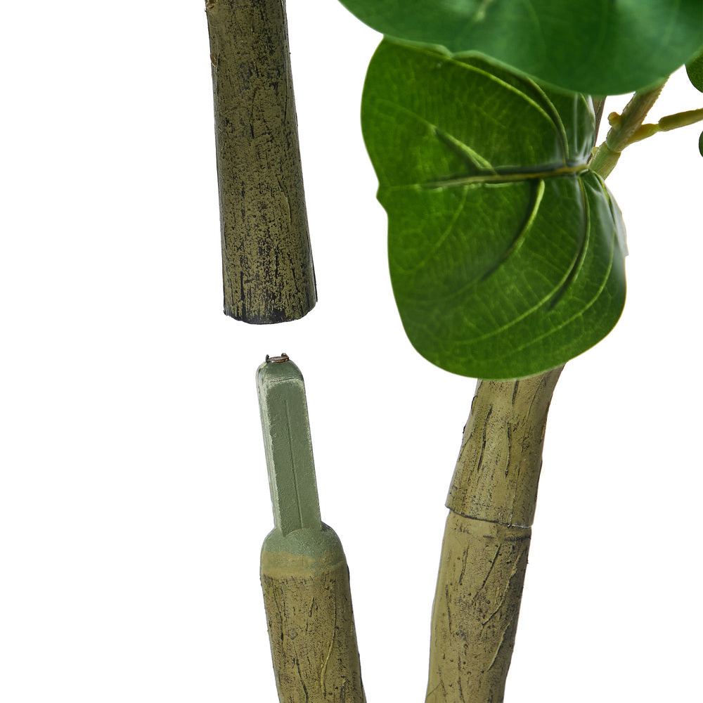 2-Pack Fiddle Leaf Fig Tree Faux Plants, 150cm, Fade-Resistant Set