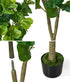 2-Pack Fiddle Leaf Fig Tree Faux Plants, 150cm, Fade-Resistant Set