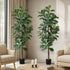 Livsip 2x Artificial Fiddle Leaf Fig Tree Lifelike Faux Plants 180cm