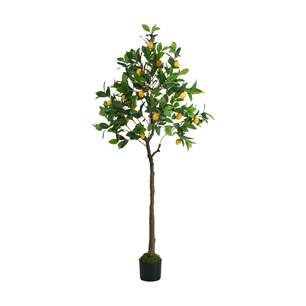 150cm Lemon Tree Faux Plant Home Decor, Fade-Resistant, No Care
