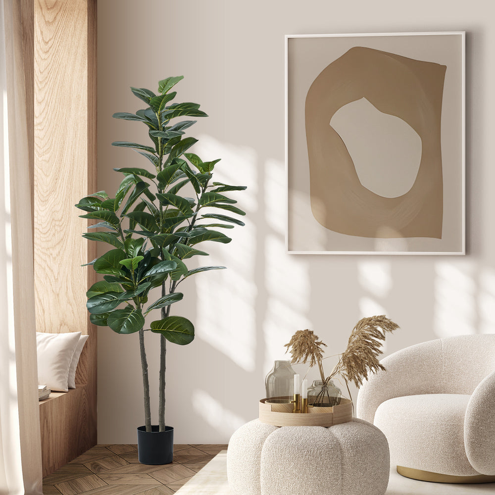 Livsip 150cm Artificial Fiddle Leaf Fig Tree Lifelike Faux Plants