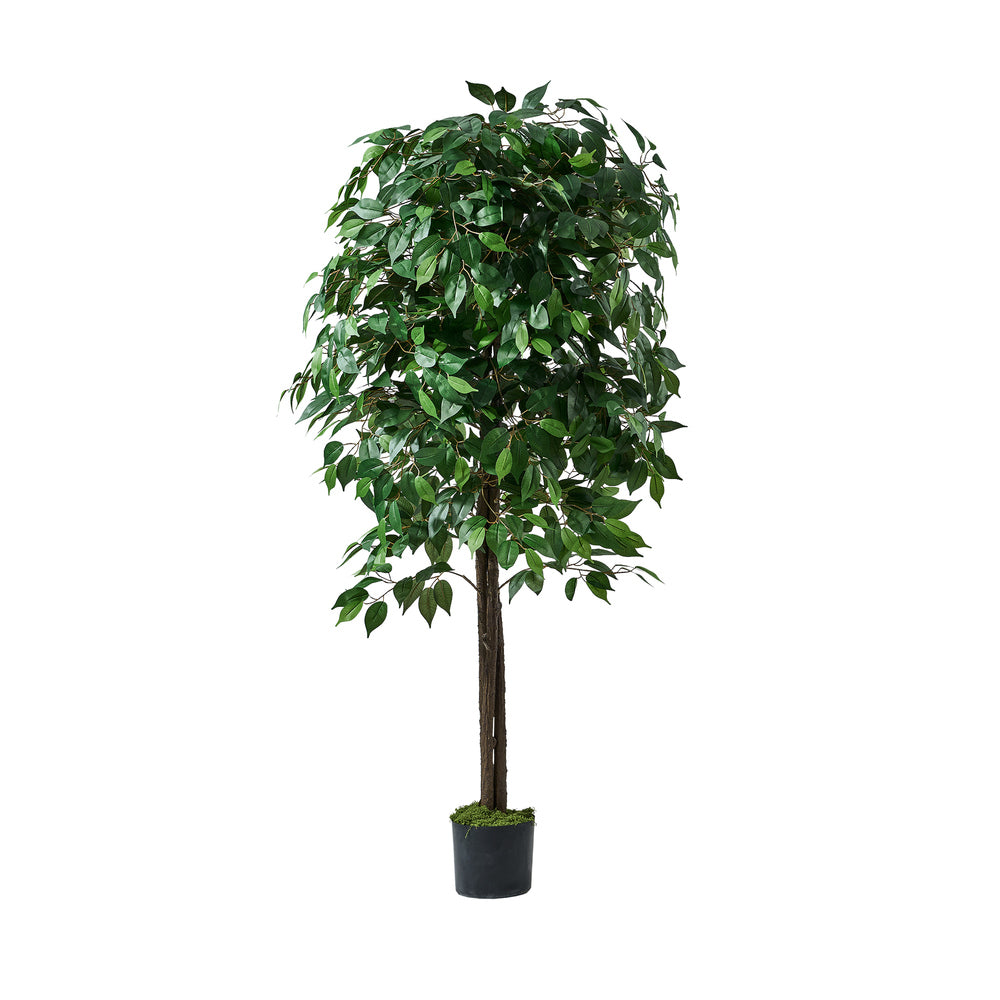 150cm Artificial Ficus Tree Lifelike Faux Potted Plants