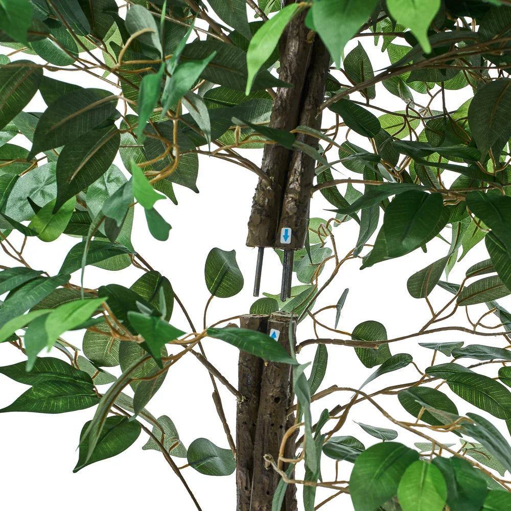 2 Pack 150cm Artificial Ficus Tree Faux Potted Plants