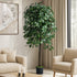 Livsip 180cm Artificial Ficus Tree Lifelike Faux Potted Plants