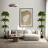 2PC 180cm Artificial Ficus Tree Twisted Ficus Faux Potted Plant