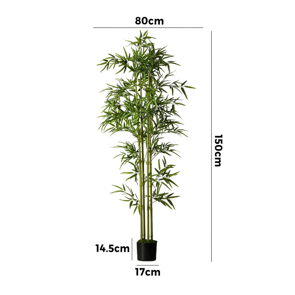 Livsip 150cm Artificial Bamboo Tree Potted Faux Plant