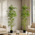 Livsip 2x Bamboo Tree 150cm Potted Faux Plants