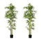 Livsip 2x Bamboo Tree 150cm Potted Faux Plants