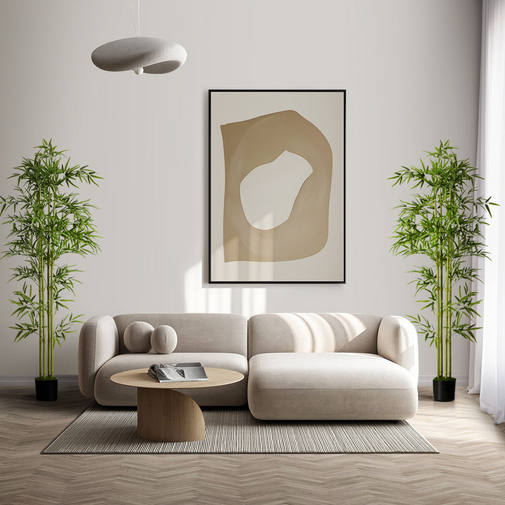 Livsip 2x Bamboo Tree 150cm Potted Faux Plants