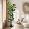 180cm Fiddle Leaf Fig Tree Tall Faux Plant, Fade-Resistant Build
