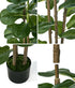 2-Pack Fiddle Leaf Fig Tree Faux Plants, 180cm, Fade-Resistant Set