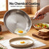 5-Star Chef 30cm Stainless Steel Frying Pan Uncoated Frypan with Tri-Ply Body Silver