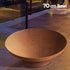 Fire Pit Bowl 70cm Rustic Steel Outdoor Portable Charcoal Wood Burner