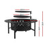 Fire Pit BBQ Charcoal Smoker Portable Mesh Pits Outdoor Camping Fireplace