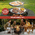 Fire Pit BBQ Charcoal Smoker Portable Mesh Pits Outdoor Camping Fireplace