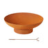 80cm Iron Fire Pit Bowl Outdoor Patio Fireplace Wood Burning Rust Finish