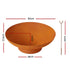 80cm Iron Fire Pit Bowl Outdoor Patio Fireplace Wood Burning Rust Finish