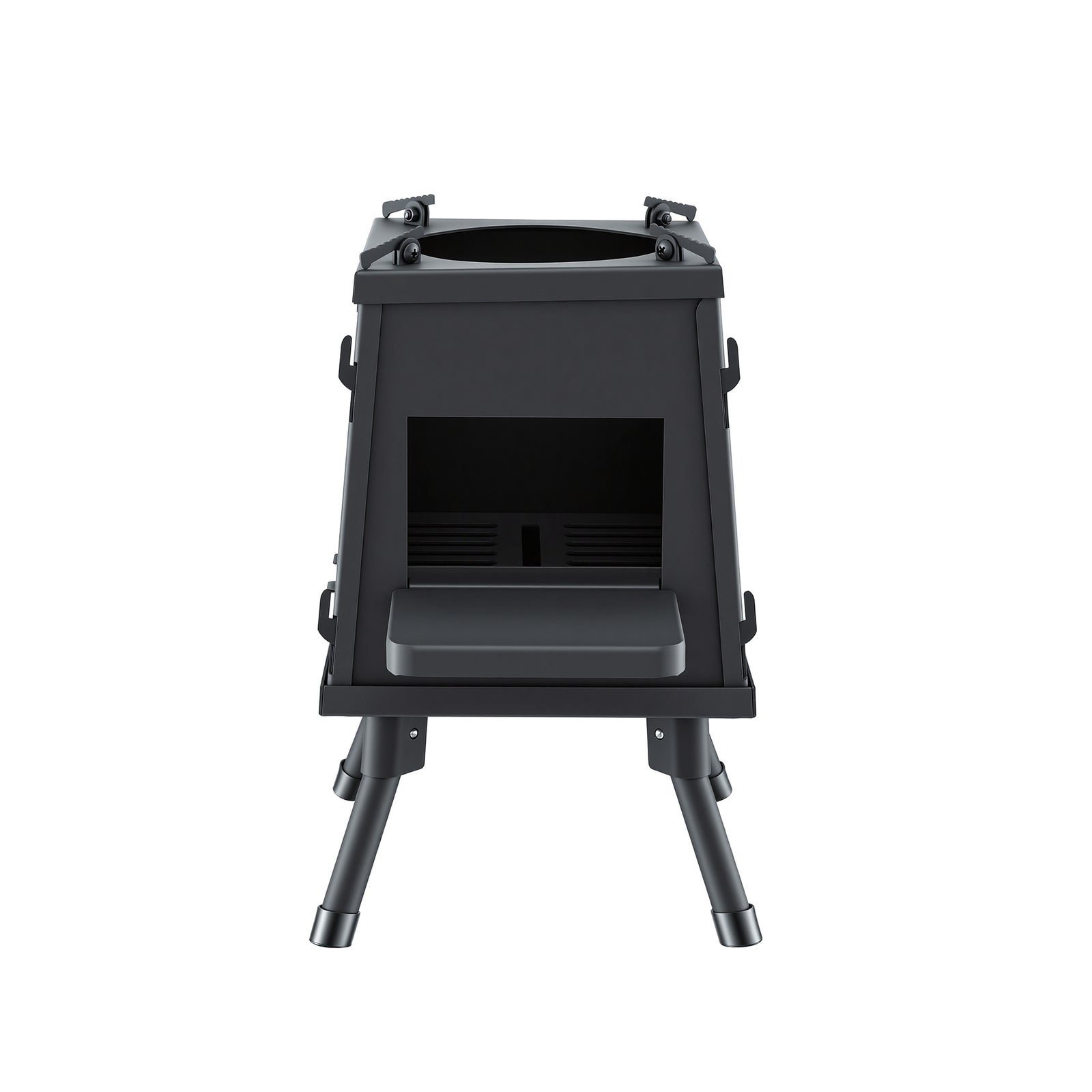 Fire Pit BBQ Portable Outdoor Fireplace Metal Camping Stove for Boiling Water, BBQ, Picnics