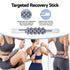 3 in 1 Foam Roller Set Muscle Recovery Massage Kit Portable Grey