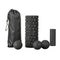 4 in 1 Foam Roller Set Muscle Recovery Massage Kit Black Portable