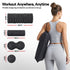 4 in 1 Foam Roller Set Muscle Recovery Massage Kit Black Portable