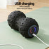 Electric Vibrating Peanut Massage Ball Deep Tissue Muscle Recovery Black