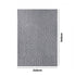 Oikiture Geometric Arch Jacquard Rug Floor Carpet 240X340cm Grey