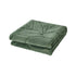 Oikiture Leaf Jacquard Rug Soft Décor Carpet 200X290cm Green
