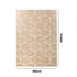 Embossed Leaf Rug Textured Floor Carpet 160X230cm Beige