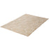 Oikiture Embossed Leaf Rug Textured Floor Carpet 200X290cm Beige