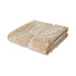 Oikiture Embossed Leaf Rug Textured Floor Carpet 240X340cm Beige