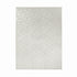 Oikiture Jacquard Rug Geometric Texture Carpet 240X340cm Ivory Cream