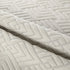 Oikiture Jacquard Rug Geometric Texture Carpet 240X340cm Ivory Cream