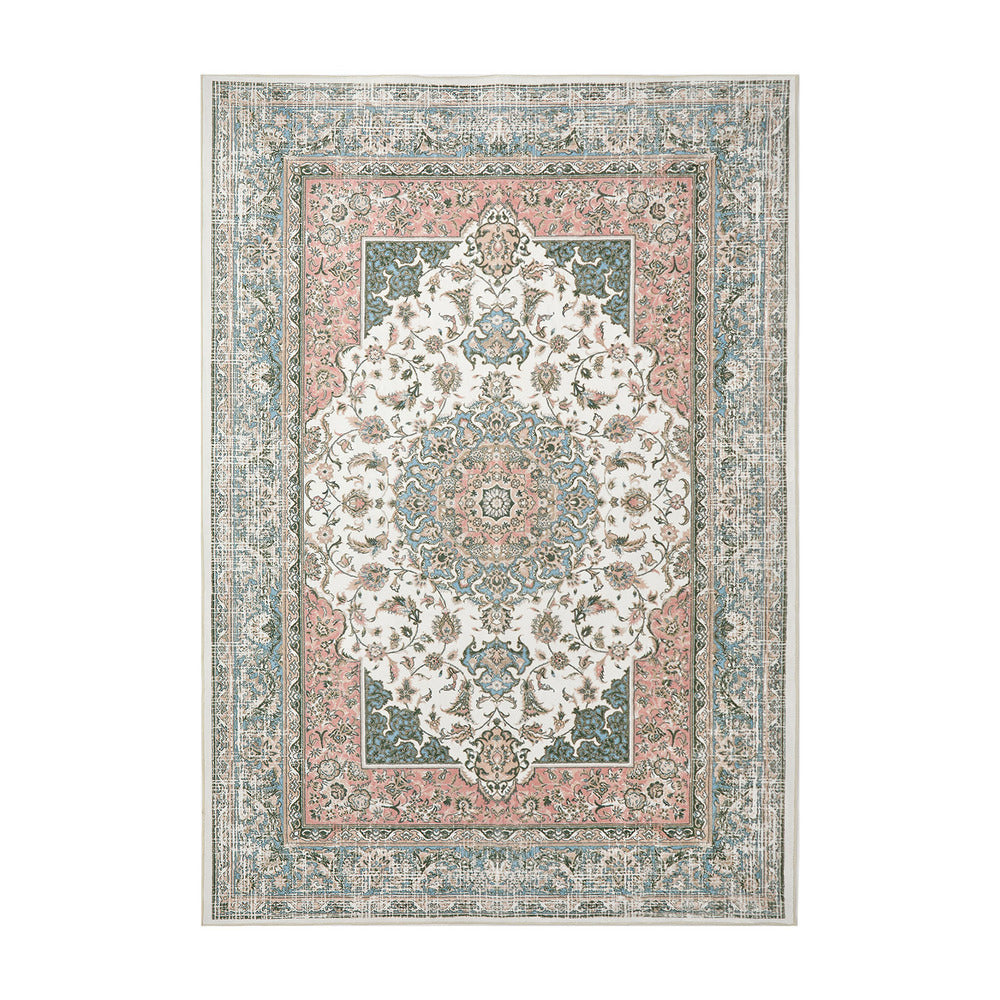 Oikiture Vintage Persian Rug Washable Soft Carpet 240X340cm
