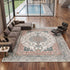 Oikiture Vintage Persian Rug Washable Soft Carpet 280X380cm