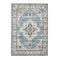 Oikiture Blue Persian Rug Washable Non Slip Carpet 240X340cm
