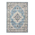 Oikiture Blue Persian Rug Washable Non Slip Carpet 240X340cm