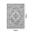 Oikiture Blue Persian Rug Washable Non Slip Carpet 240X340cm
