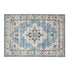 Oikiture Blue Persian Rug Washable Non Slip Carpet 240X340cm