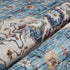 Oikiture Blue Persian Rug Washable Non Slip Carpet 240X340cm