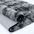 Oikiture Grey Gradient Shaggy Rug Anti Slip Carpet 160x230cm