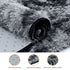Oikiture Grey Gradient Shaggy Rug Anti Slip Carpet 160x230cm